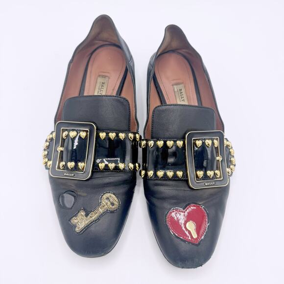 Bally Janelle Studded Lock Flat - Picture 4 of 16